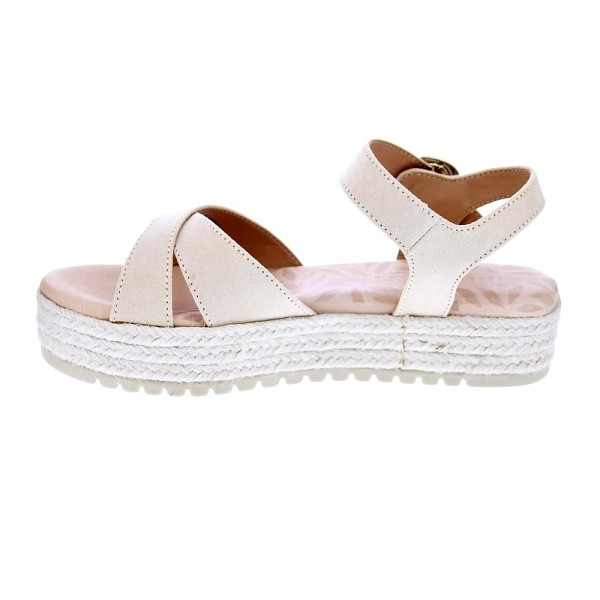 Sandalias Mtng zapatos Mujer modelo Amelie Beige Hebilla