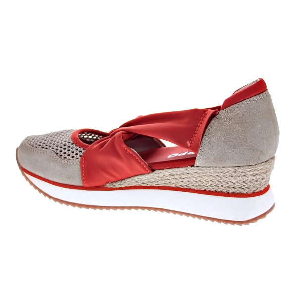 Sandalias Gioseppo zapatos Mujer modelo Darlington Beige Elástico