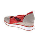 Sandalias Gioseppo zapatos Mujer modelo Darlington Beige Elástico
