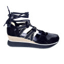Alpargatas Gioseppo zapatos Mujer modelo Griswold 74272 Negro Cordón
