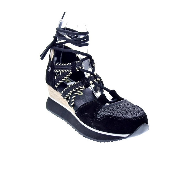 Alpargatas Gioseppo zapatos Mujer modelo Griswold 74272 Negro Cordón