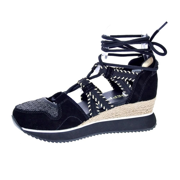 Alpargatas Gioseppo zapatos Mujer modelo Griswold 74272 Negro Cordón