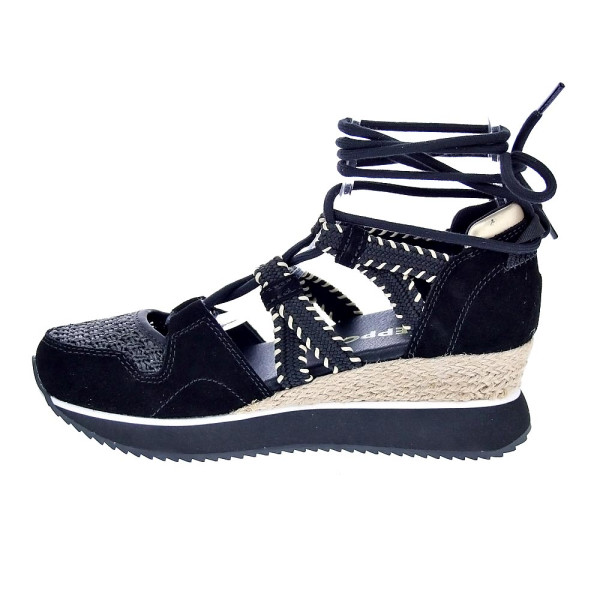 Alpargatas Gioseppo zapatos Mujer modelo Griswold 74272 Negro Cordón