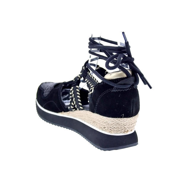 Alpargatas Gioseppo zapatos Mujer modelo Griswold 74272 Negro Cordón