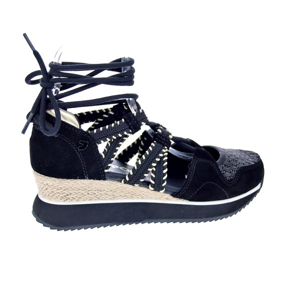 Alpargatas Gioseppo zapatos Mujer modelo Griswold 74272 Negro Cordón