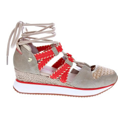 Alpargatas Gioseppo zapatos Mujer modelo Griswold 74272 Beige Cordón