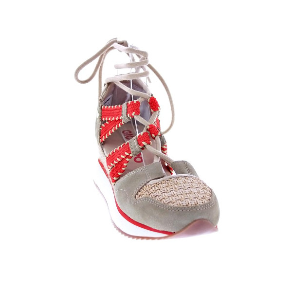 Alpargatas Gioseppo zapatos Mujer modelo Griswold 74272 Beige Cordón