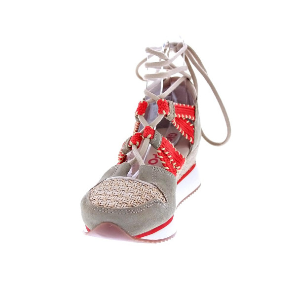 Alpargatas Gioseppo zapatos Mujer modelo Griswold 74272 Beige Cordón