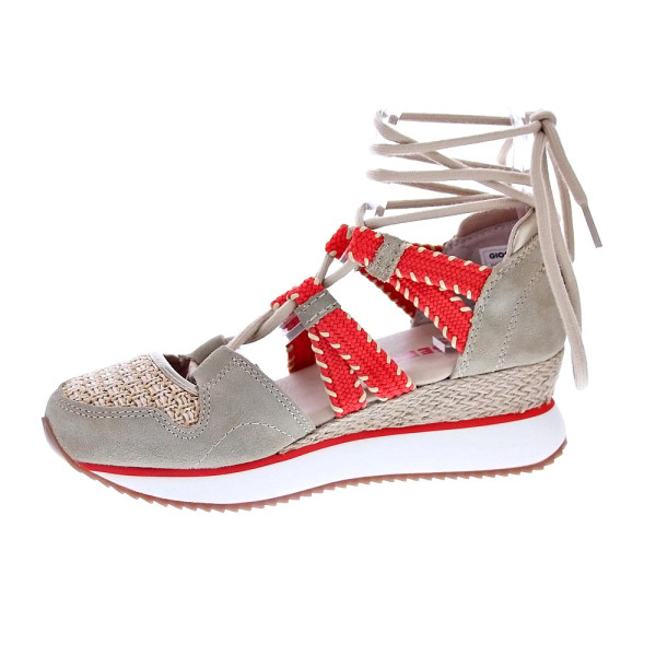 Alpargatas Gioseppo zapatos Mujer modelo Griswold 74272 Beige Cordón