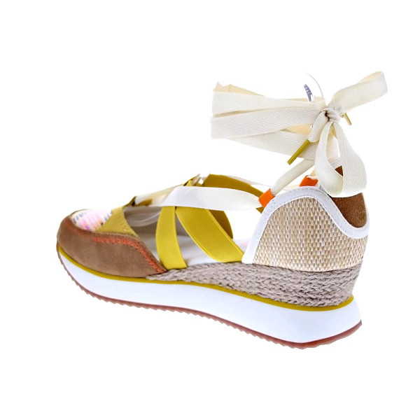 Alpargatas Gioseppo zapatos Mujer modelo Littleton Marrón Elástico