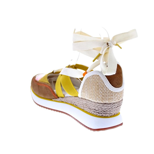 Alpargatas Gioseppo zapatos Mujer modelo Littleton Marrón Elástico