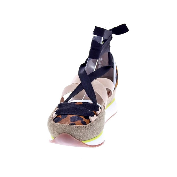 Alpargatas Gioseppo zapatos Mujer modelo Ludlow Marrón Elástico