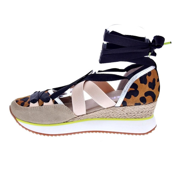 Alpargatas Gioseppo zapatos Mujer modelo Ludlow Marrón Elástico