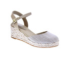 Alpargatas Tommy Hilfiger zapatos Mujer modelo Chambray Beige Hebilla