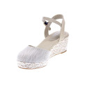 Alpargatas Tommy Hilfiger zapatos Mujer modelo Chambray Beige Hebilla