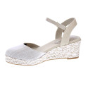 Alpargatas Tommy Hilfiger zapatos Mujer modelo Chambray Beige Hebilla
