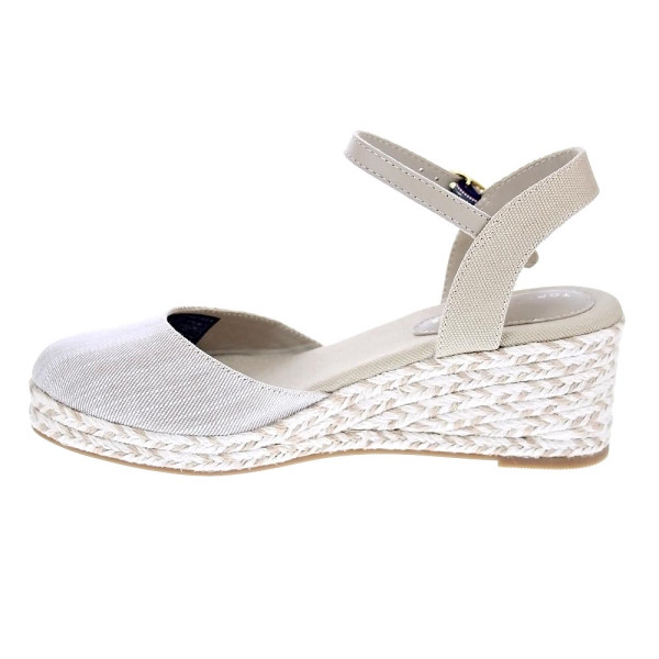 Alpargatas Tommy Hilfiger zapatos Mujer modelo Chambray Beige Hebilla
