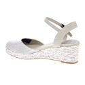 Alpargatas Tommy Hilfiger zapatos Mujer modelo Chambray Beige Hebilla