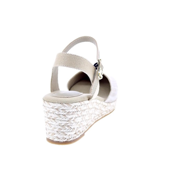 Alpargatas Tommy Hilfiger zapatos Mujer modelo Chambray Beige Hebilla