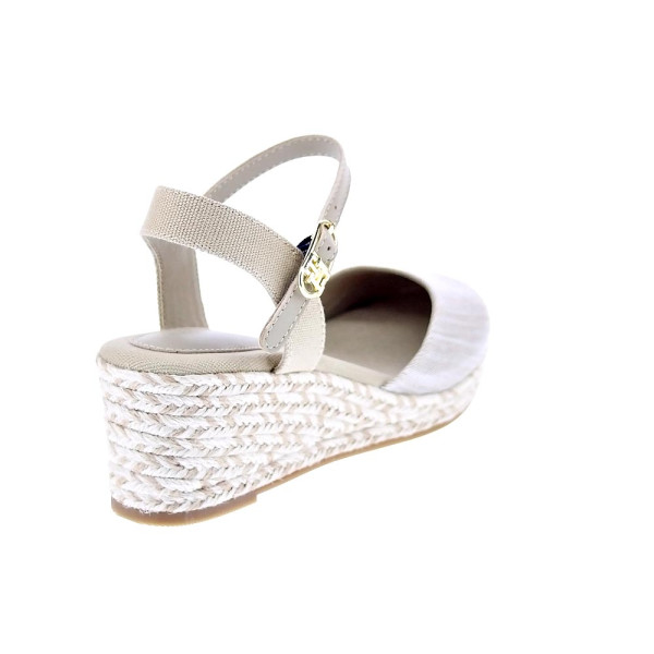 Alpargatas Tommy Hilfiger zapatos Mujer modelo Chambray Beige Hebilla