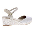 Alpargatas Tommy Hilfiger zapatos Mujer modelo Chambray Beige Hebilla