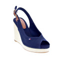 Alpargatas Tommy Hilfiger zapatos Mujer modelo Flag High Azul Hebilla