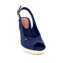 Alpargatas Tommy Hilfiger zapatos Mujer modelo Flag High Azul Hebilla
