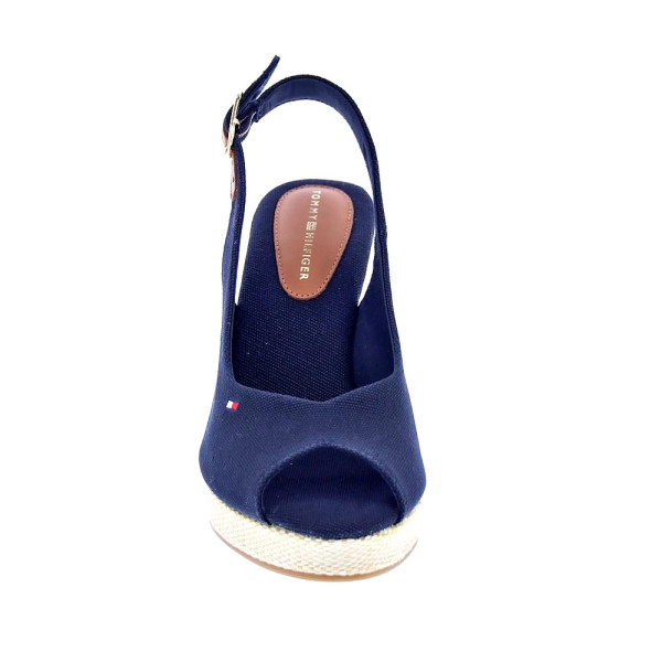 Alpargatas Tommy Hilfiger zapatos Mujer modelo Flag High Azul Hebilla