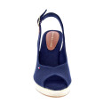 Alpargatas Tommy Hilfiger zapatos Mujer modelo Flag High Azul Hebilla