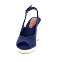 Alpargatas Tommy Hilfiger zapatos Mujer modelo Flag High Azul Hebilla