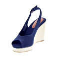 Alpargatas Tommy Hilfiger zapatos Mujer modelo Flag High Azul Hebilla
