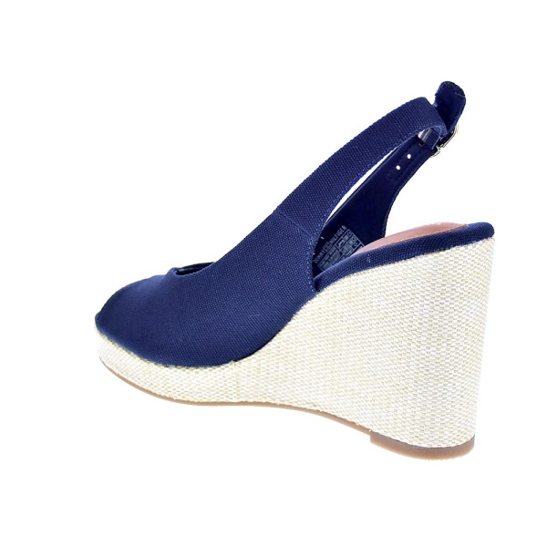 Alpargatas Tommy Hilfiger zapatos Mujer modelo Flag High Azul Hebilla
