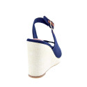 Alpargatas Tommy Hilfiger zapatos Mujer modelo Flag High Azul Hebilla
