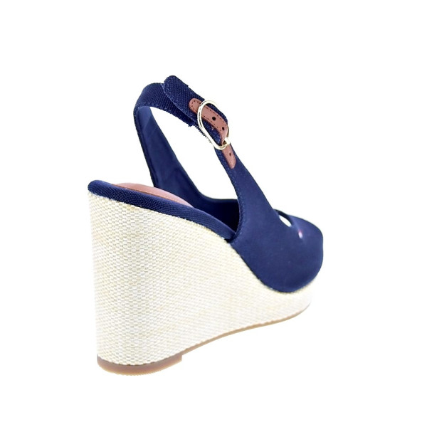 Alpargatas Tommy Hilfiger zapatos Mujer modelo Flag High Azul Hebilla