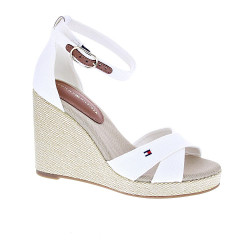 Alpargatas Tommy Hilfiger zapatos Mujer modelo Falg Hight Blanco Hebilla 2