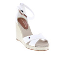 Alpargatas Tommy Hilfiger zapatos Mujer modelo Falg Hight Blanco Hebilla