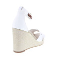 Alpargatas Tommy Hilfiger zapatos Mujer modelo Falg Hight Blanco Hebilla