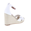 Alpargatas Tommy Hilfiger zapatos Mujer modelo Falg Hight Blanco Hebilla