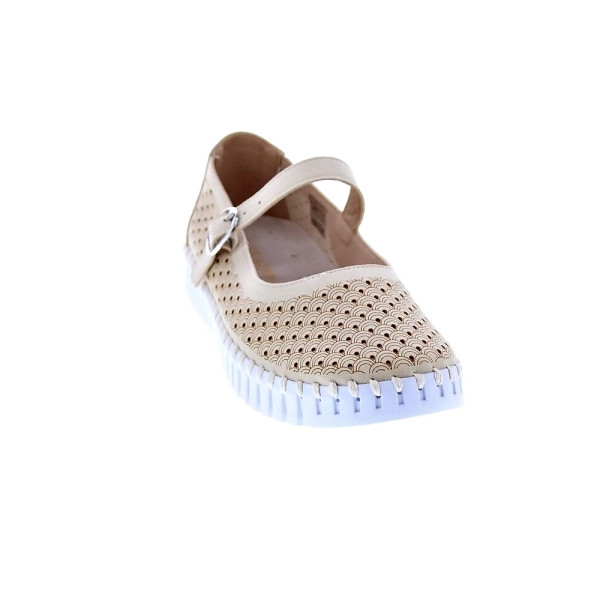 Bailarinas Ilse Jacobsen zapatos Mujer modelo TULIP 3476 Beige Hebilla