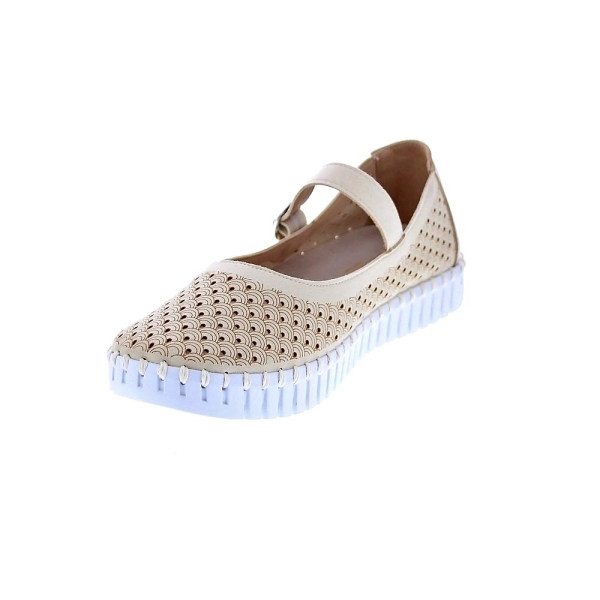 Bailarinas Ilse Jacobsen zapatos Mujer modelo TULIP 3476 Beige Hebilla