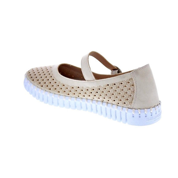 Bailarinas Ilse Jacobsen zapatos Mujer modelo TULIP 3476 Beige Hebilla