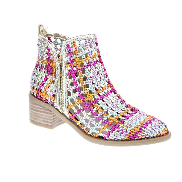 Botines Xti zapatos Mujer modelo 143963 Rosa Cremallera