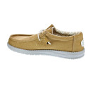 Mocasines Hey Dude zapatos Hombre modelo Wally Stretch Canvas Amarillo Elástico