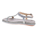 Sandalias Alma en Pena zapatos Mujer modelo V2551609 Gris Hebilla