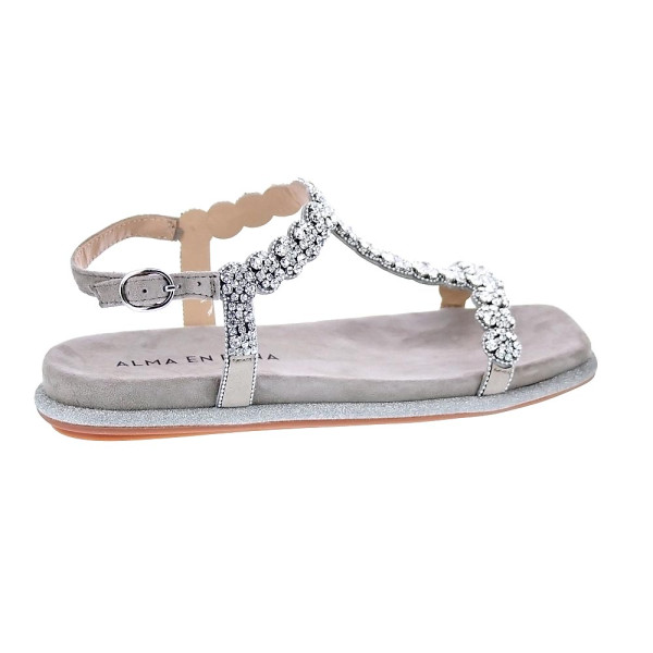 Sandalias Alma en Pena zapatos Mujer modelo V2551609 Gris Hebilla