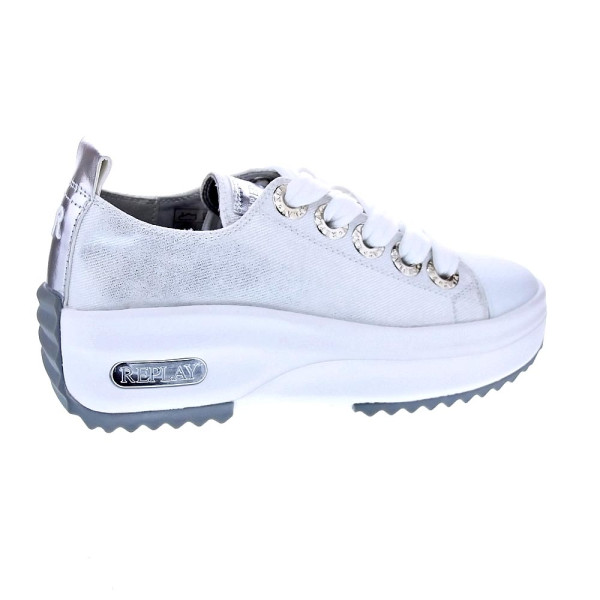 Zapatillas Replay zapatos Mujer modelo Aqua 2 Spirit Plata Cordón