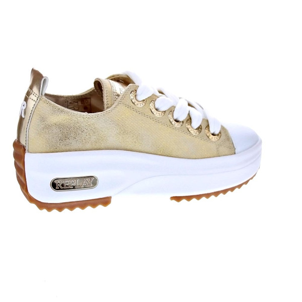 Zapatillas Replay zapatos Mujer modelo Aqua 2 Spirit Beige Cordón