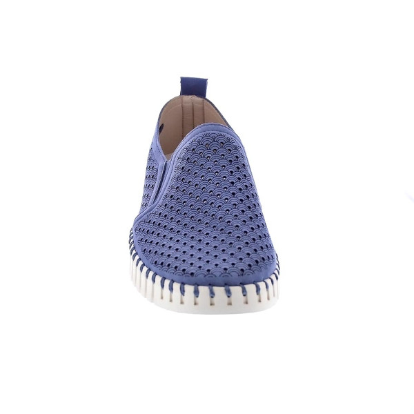 Mocasines Ilse Jacobsen zapatos Hombre modelo Tulip 140 Azul 