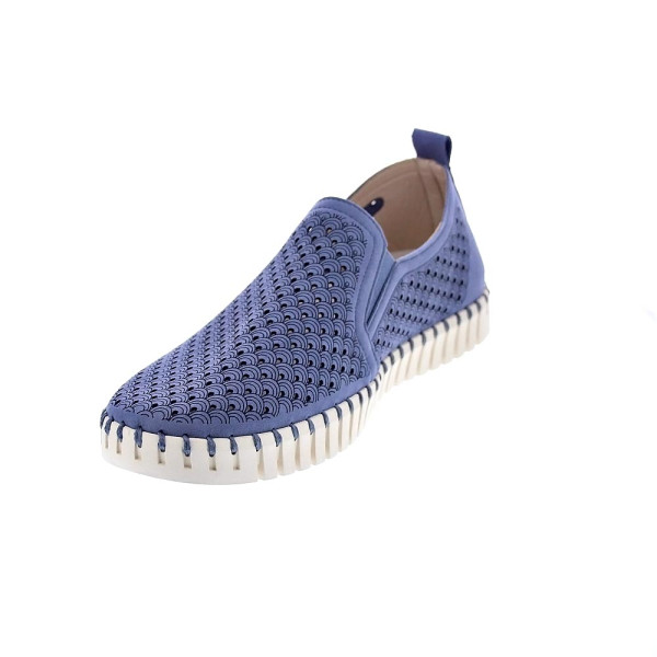 Mocasines Ilse Jacobsen zapatos Hombre modelo Tulip 140 Azul 