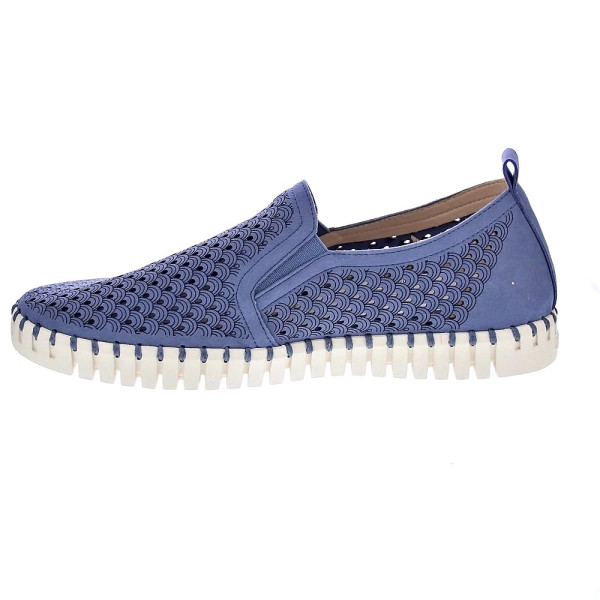 Mocasines Ilse Jacobsen zapatos Hombre modelo Tulip 140 Azul 